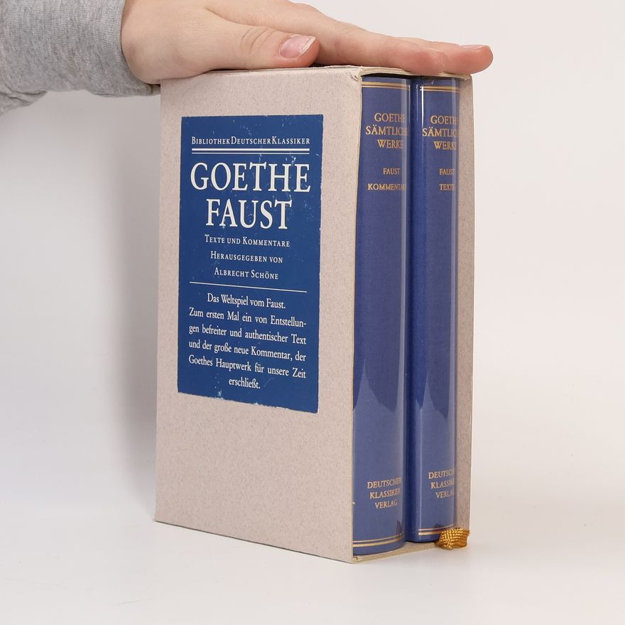 Johann Wolfgang von Goethe Faust. Texte und Kommentare