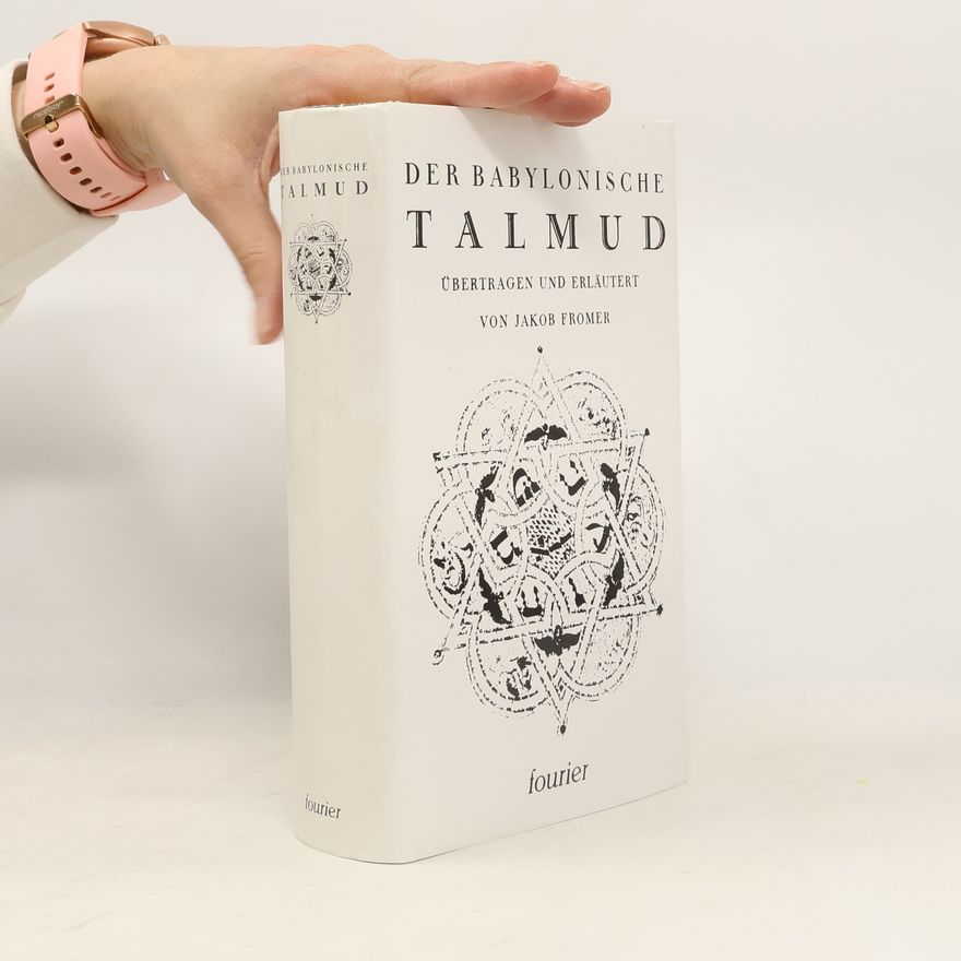 Jakob Fromer Der Babylonische Talmud