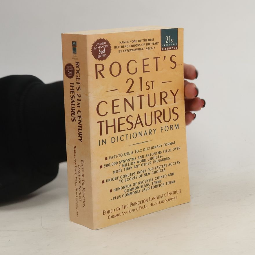 Barbara Ann Kipfer Roget's 21st Century Thesaurus