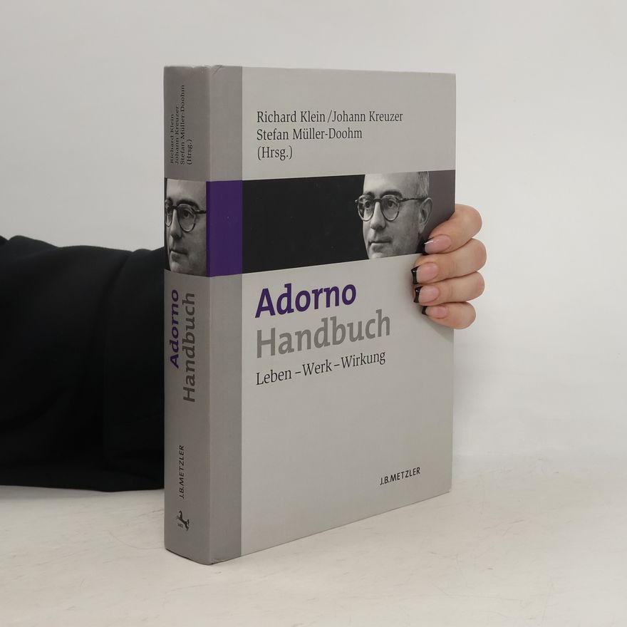 Stefan Müller-Doohm Adorno-Handbuch