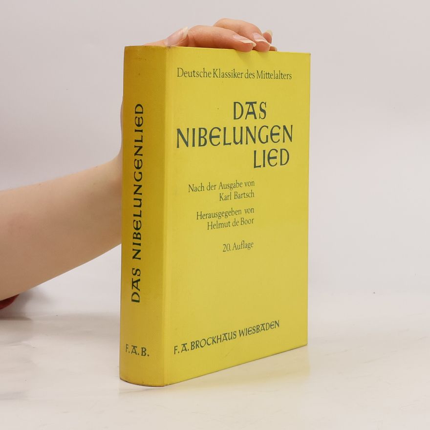 Helmut de Boor Das Nibelungenlied