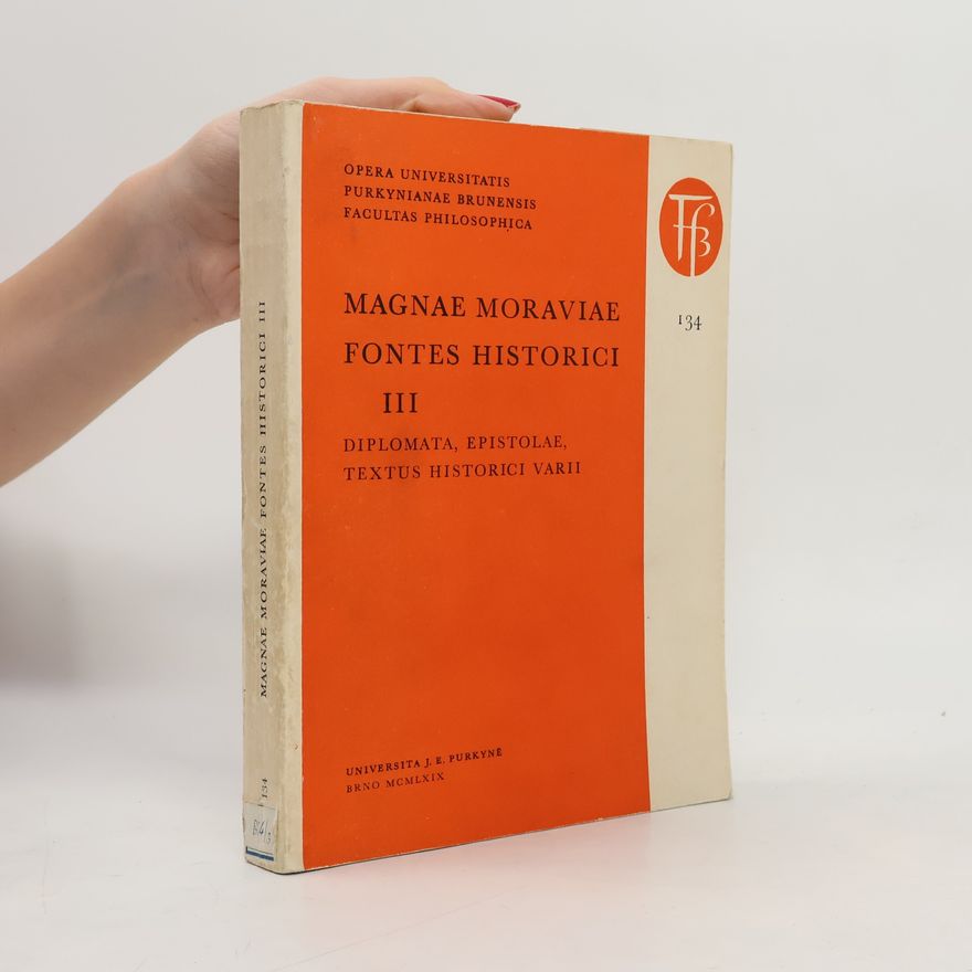 Autorenkollektiv Magnae Moraviae fontes historici III