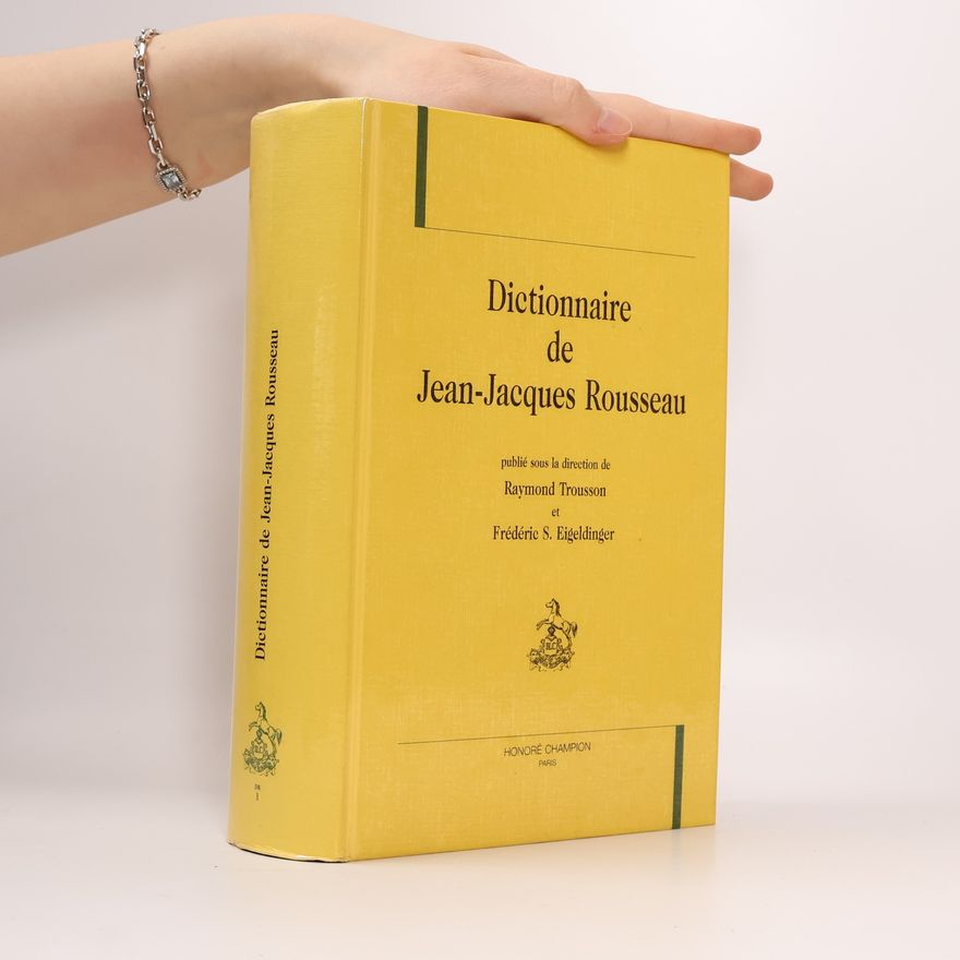 Anonyme Dictionnaire de Jean-Jacques Rousseau