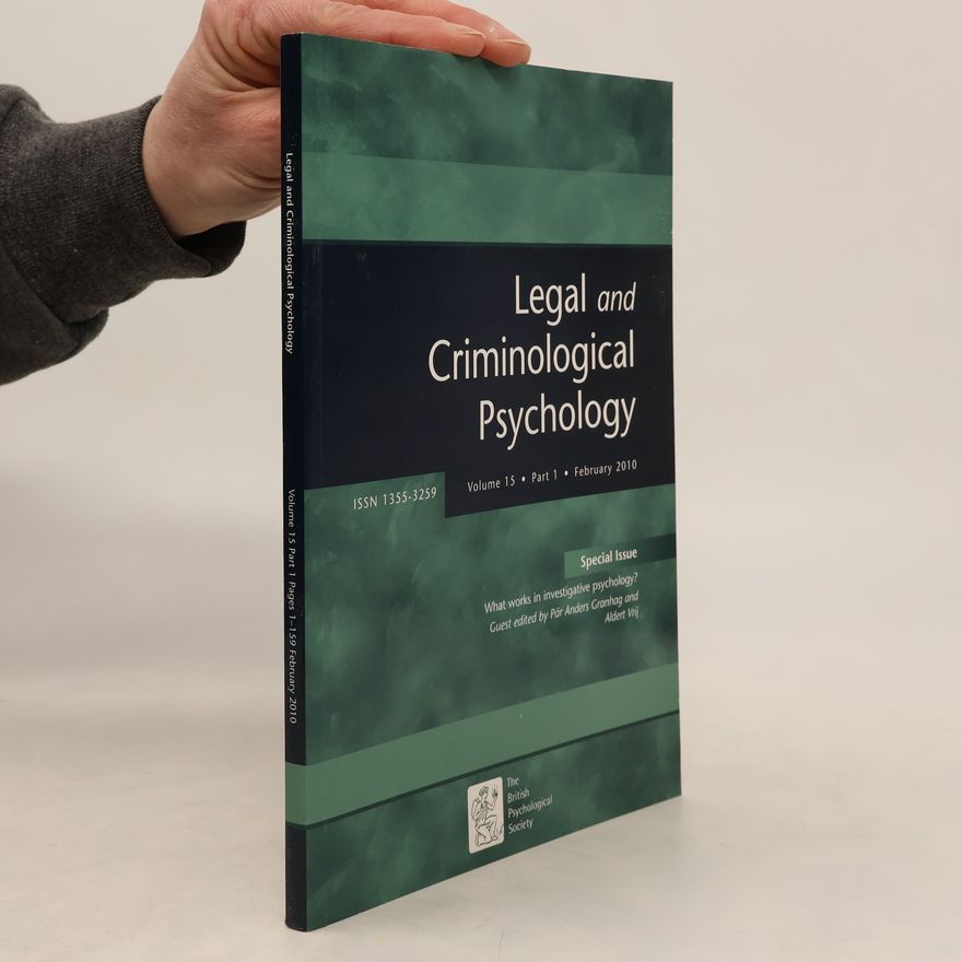 Kolektiv autorů Legal and Criminological Psychology 15/2010