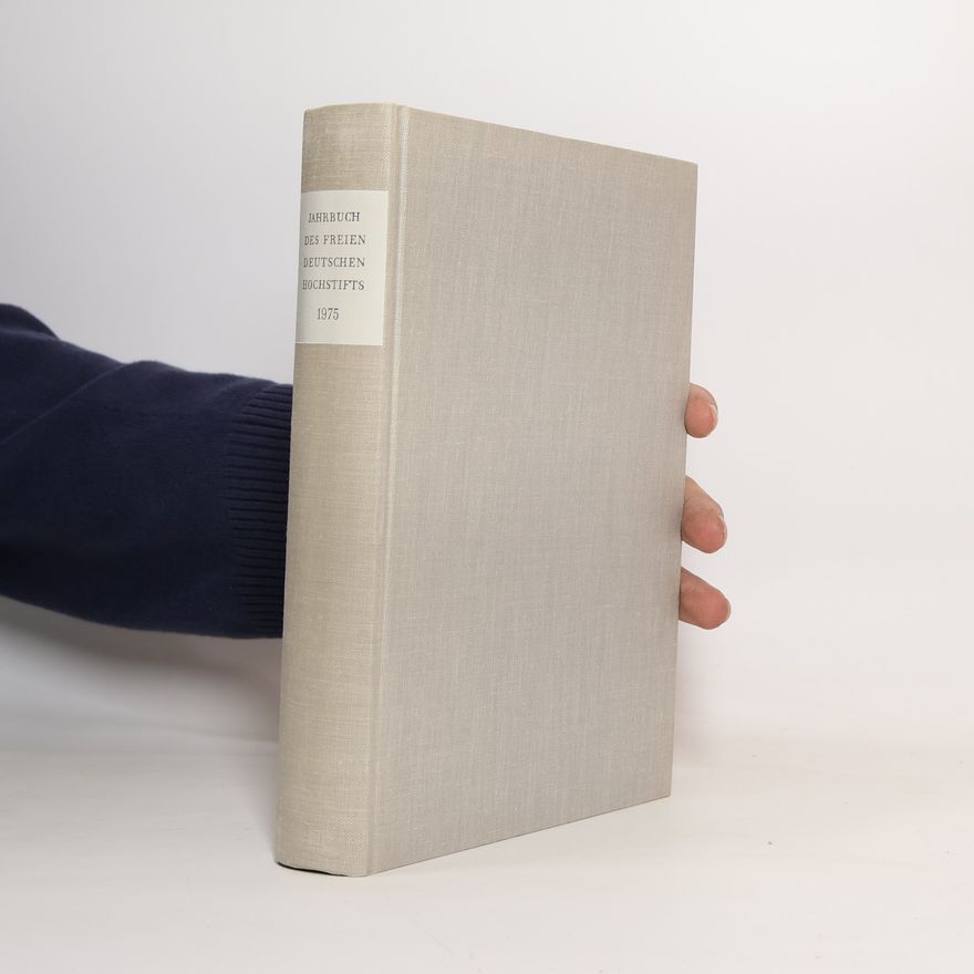 Collectif d'auteurs Jahrbuch des freien deutschen Hochstifts 1975