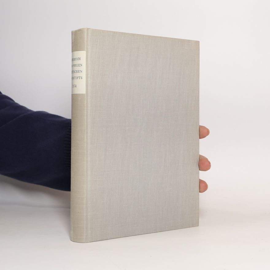 Collectif d'auteurs Jahrbuch des freien deutschen Hochstifts 1974
