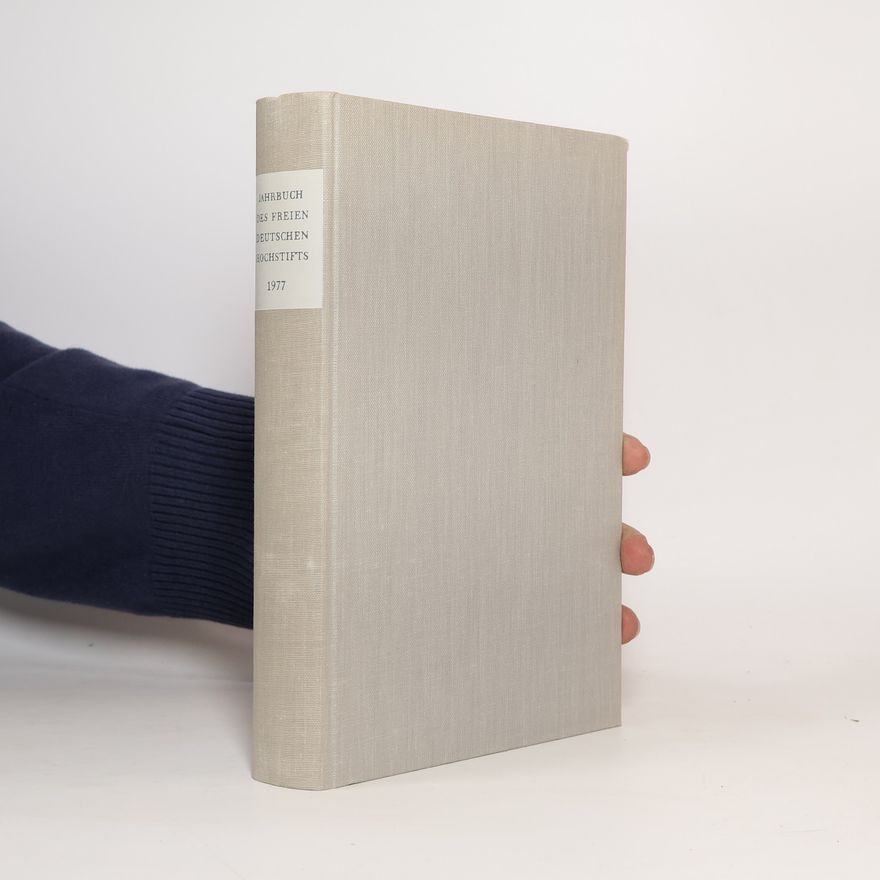 Collectif d'auteurs Jahrbuch des freien deutschen Hochstifts 1977