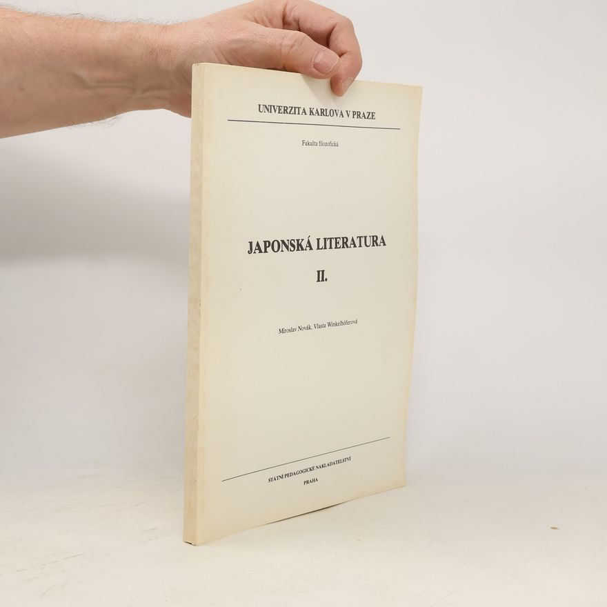 Miroslav Novák Japonská literatura II