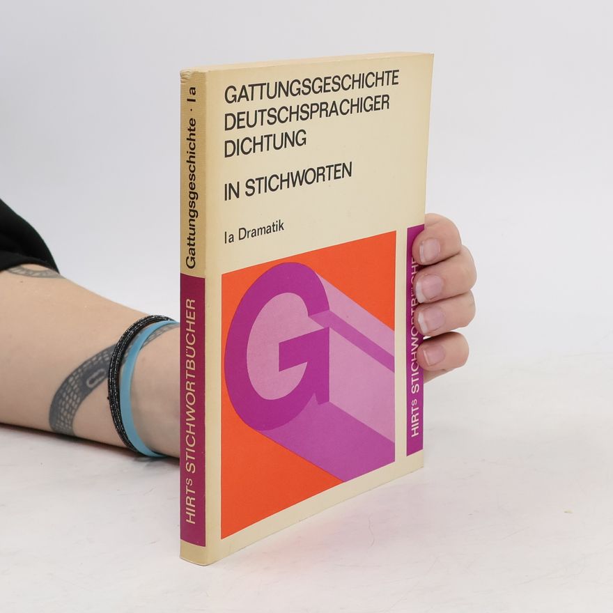 Ivo Braak Hirts Stichwortbücher - 1a: Gattungsgeschichte deutschsprachiger Dichtung in Stichworten