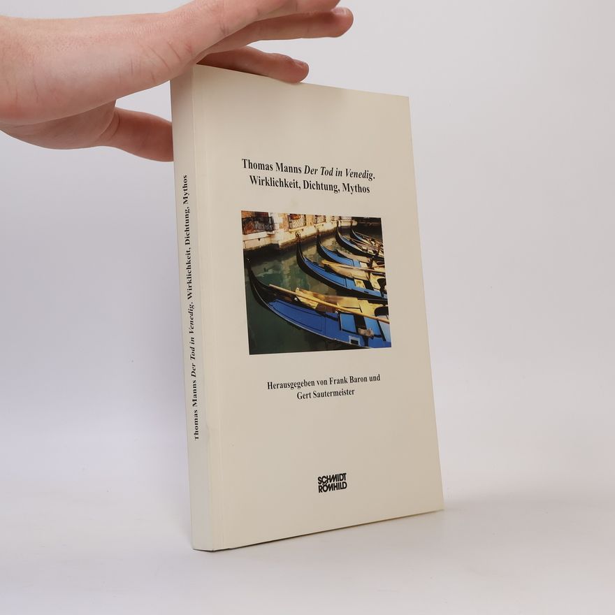 Gert Sautermeister Thomas Manns: Der Tod in Venedig