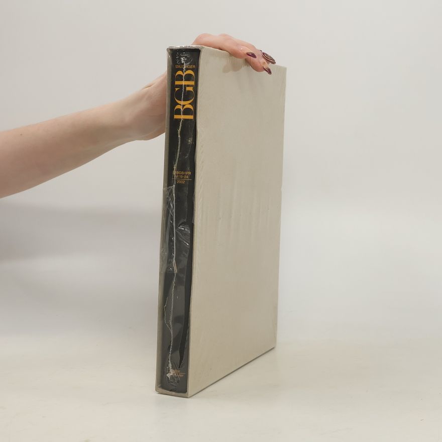 Dieter Henrich J. von Staudingers Kommentar zum Bürgerlichen Gesetzbuch. EGBGB/IPR Art 19-24