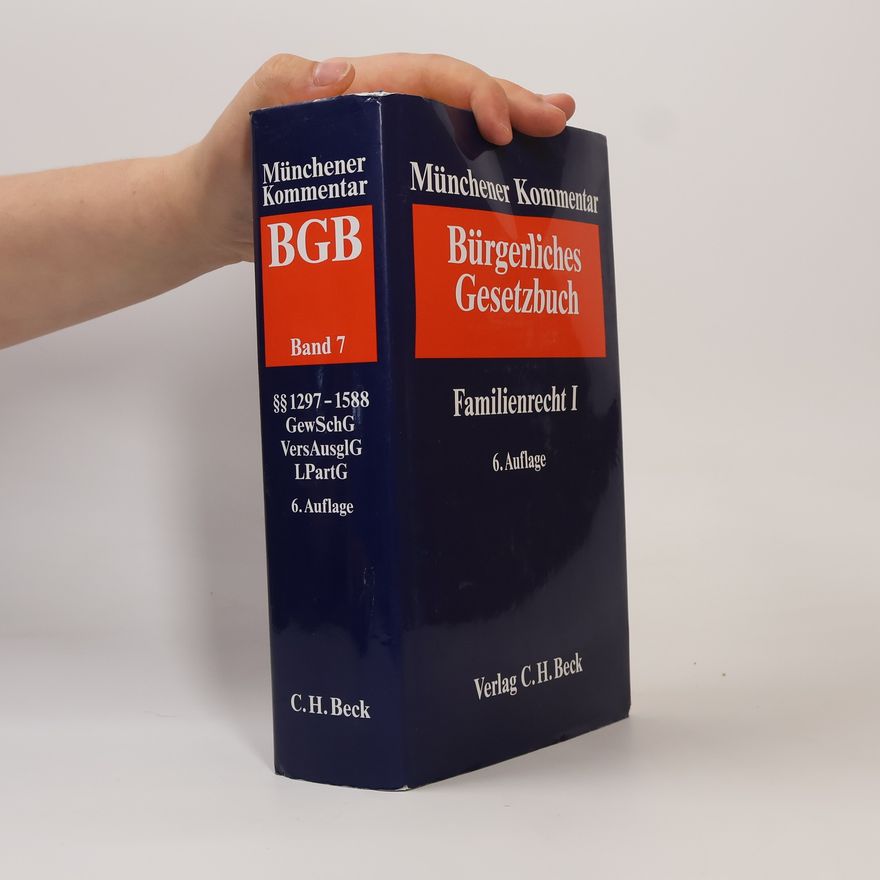 Franz Jürgen Säcker Münchener Kommentar zum Bürgerlichen Gesetzbuch