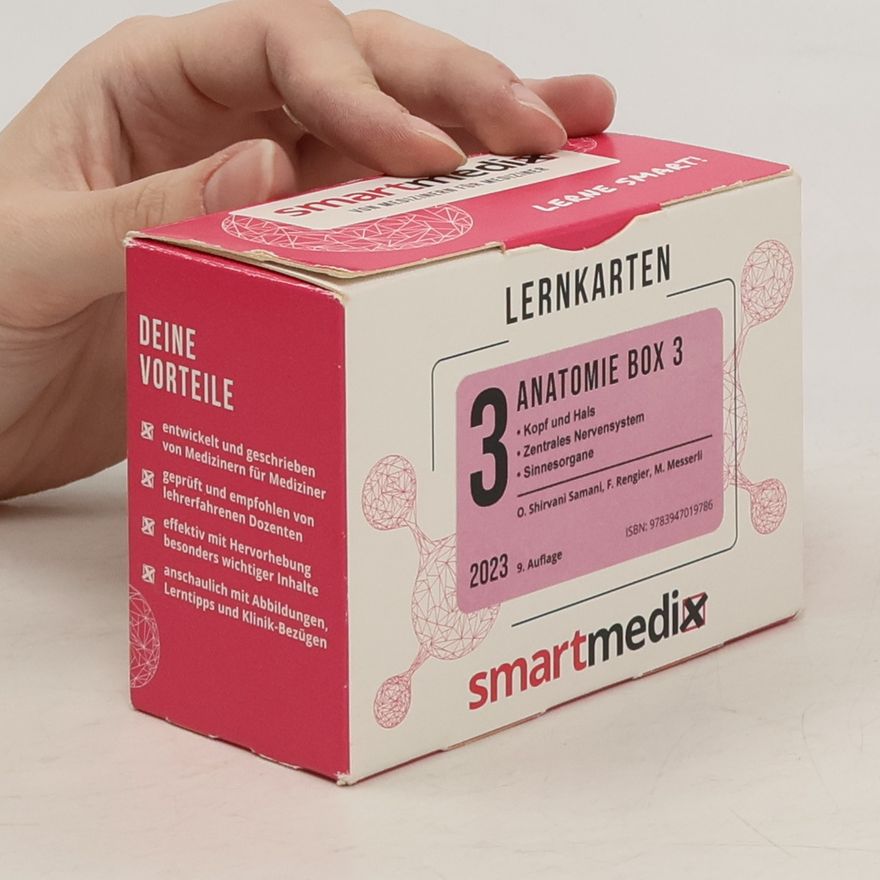 Omid Shirvani Samani SmartMedix Lernkarten Anatomie Box 3: Kopf und Hals, zentrales Nervensystem und Sinnesorgane