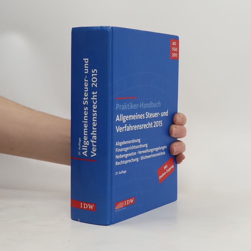 Christine Witt Praktiker-Handbuch Allgemeines Steuer- und Verfahrensrecht 2015