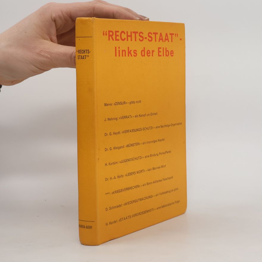 H. Kardel "Rechts-Staat" - links der Elbe