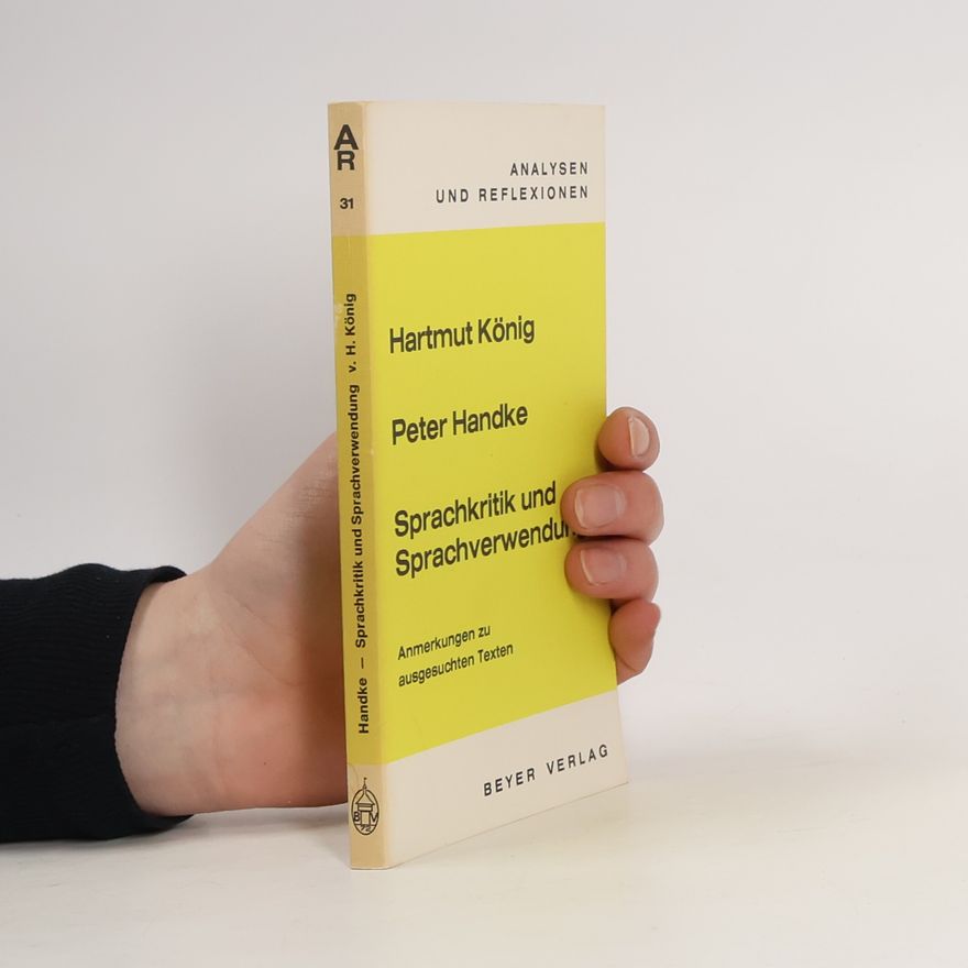 Hartmut König Peter Handke