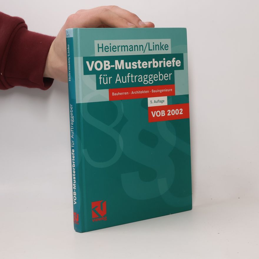 Liane Linke VOB-Musterbriefe für Auftraggeber