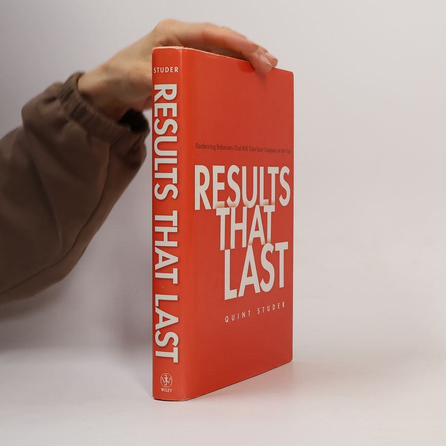 Quint Studer Results That Last