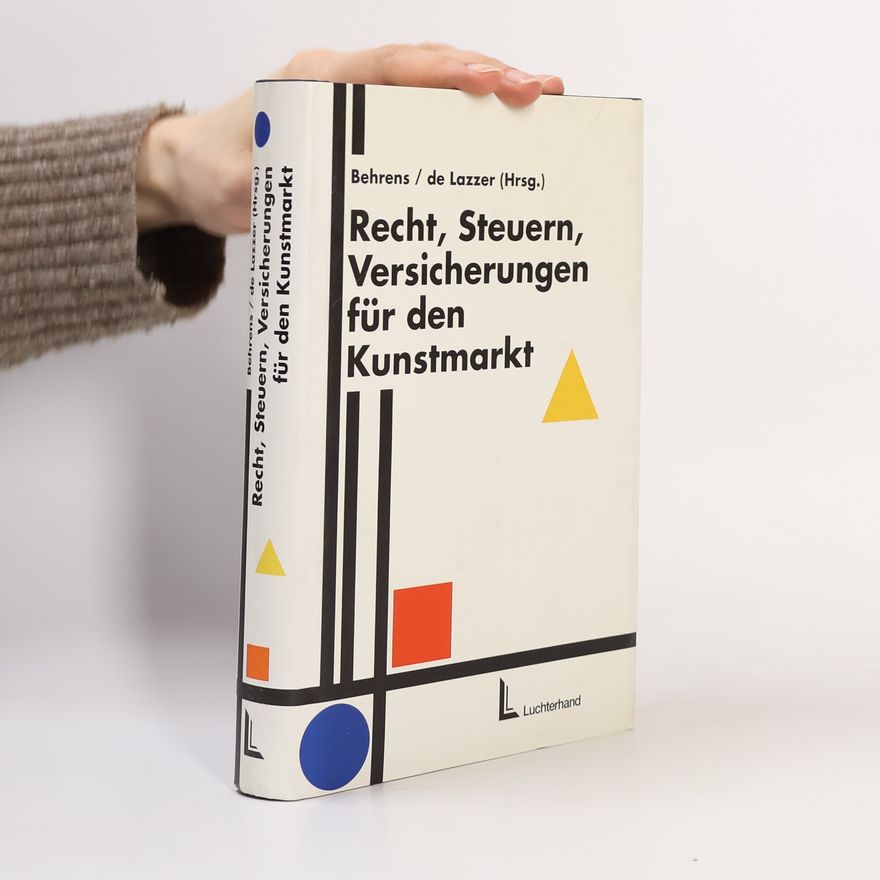 de Lazzer Recht, Steuern, Versicherungen für den Kunstmarkt