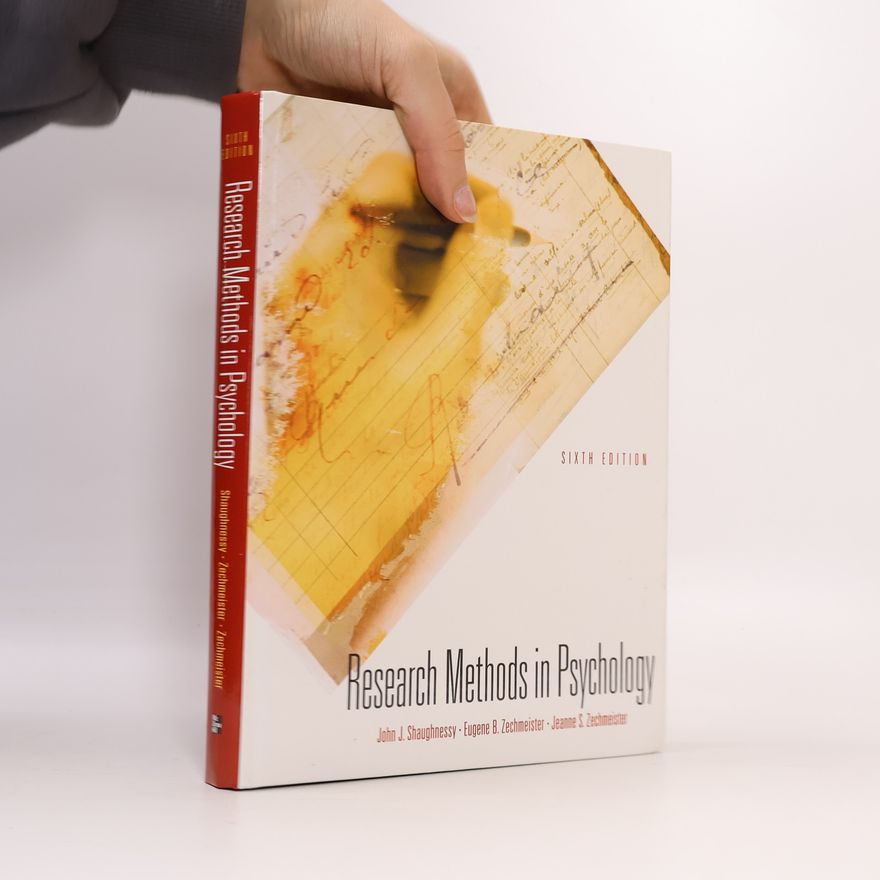 Eugene B. Zechmeister Research Methods In Psychology - Sixth Edition