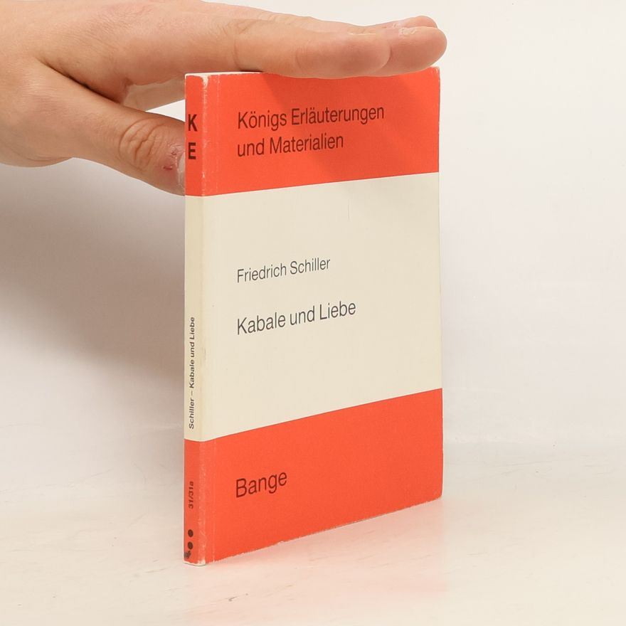 Martin H. Ludwig Erläuterungen zu Friedrich Schiller, Kabale und Liebe