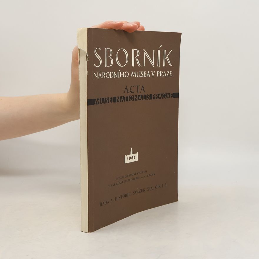 Autorenkollektiv Sborník Národního muzea v Praze.