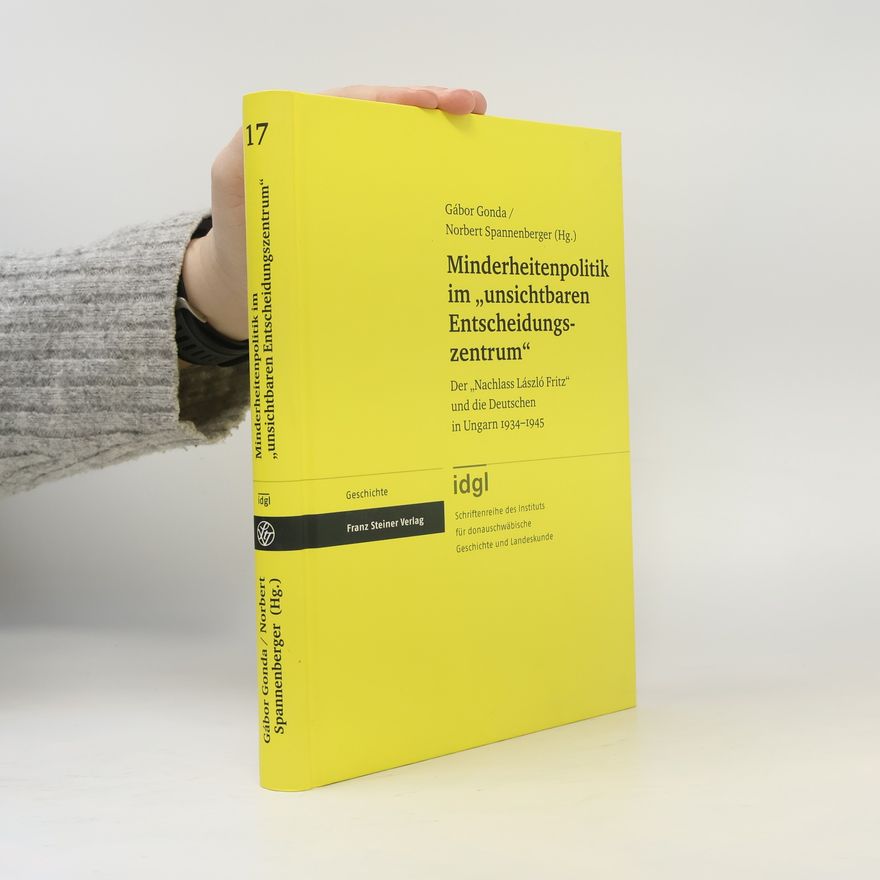 Robert Pech Schriftenreihe des Instituts für Donauschwäbische Geschichte und Landeskunde - 17: Minderheitenpolitik im "unsichtbaren Entscheidungszentrum"