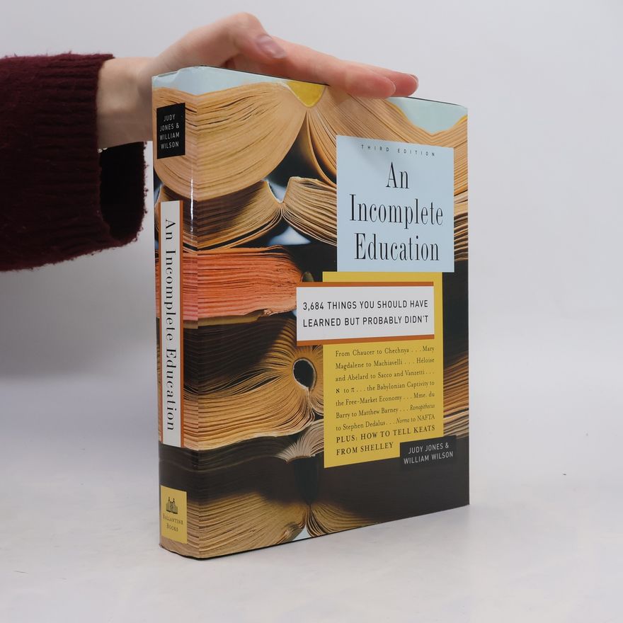Judy Jones An Incomplete Education