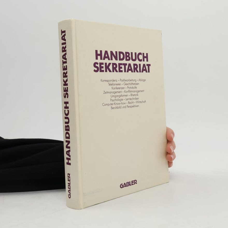 Josef Ellenrieder Handbuch Sekretariat