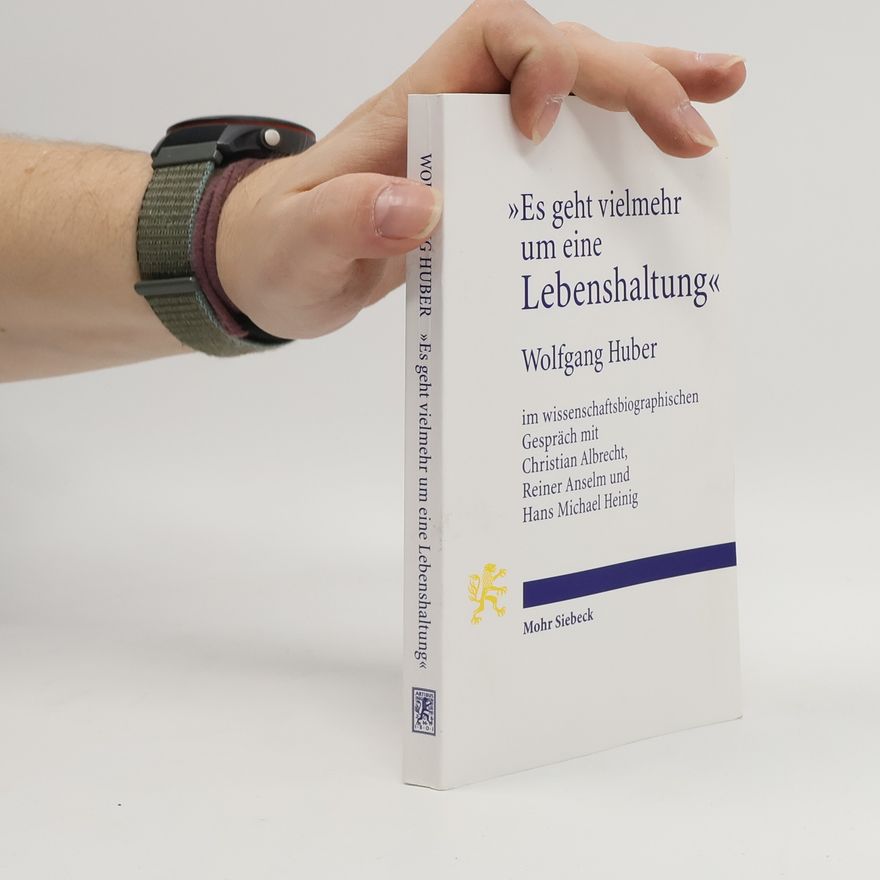 Wolfgang Huber "Es geht vielmehr um eine Lebenshaltung"