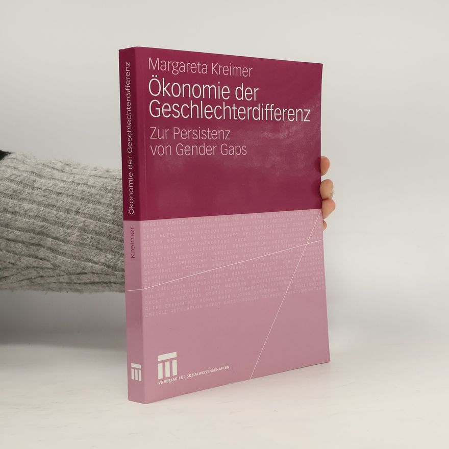 Margareta Kreimer Ökonomie der Geschlechterdifferenz