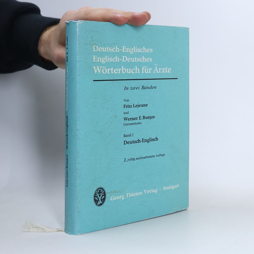 Kolektív autorov Deutsch-Englisches Englisch-Deutsches Wörterbuch für Ärzte