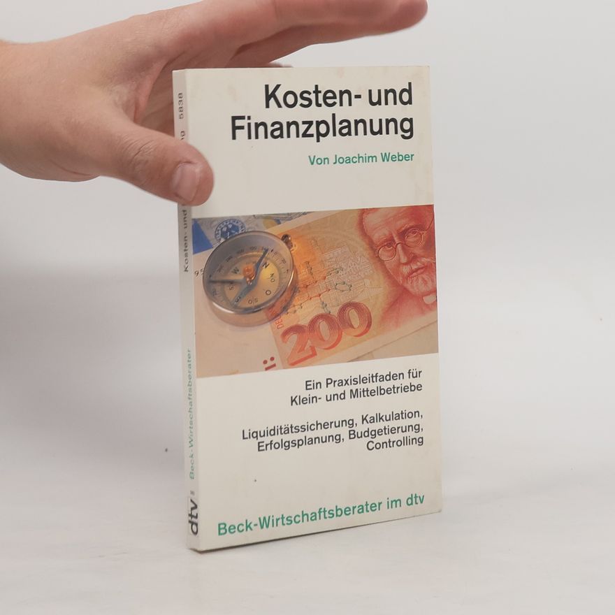 Joachim Weber Beck-Wirtschaftsberater: Kosten- und Finanzplanung