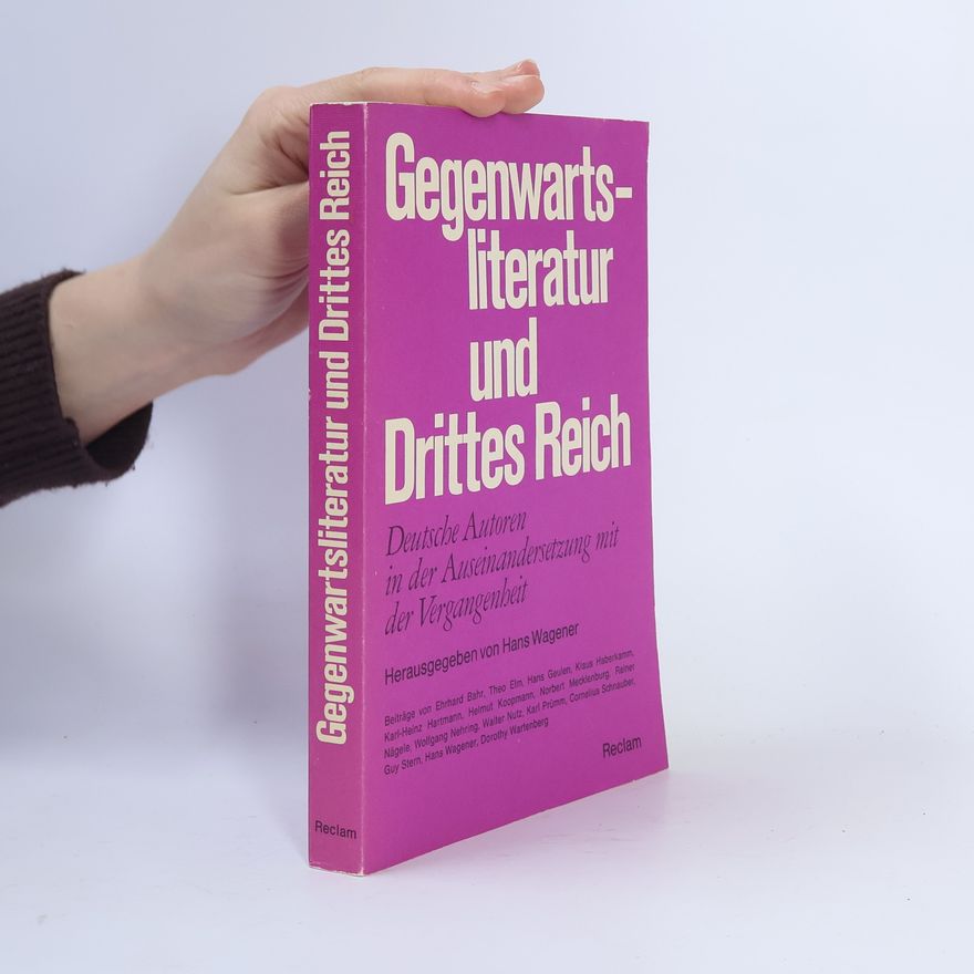 Dorothy Wartenberg Gegenwartsliteratur und Drittes Reich