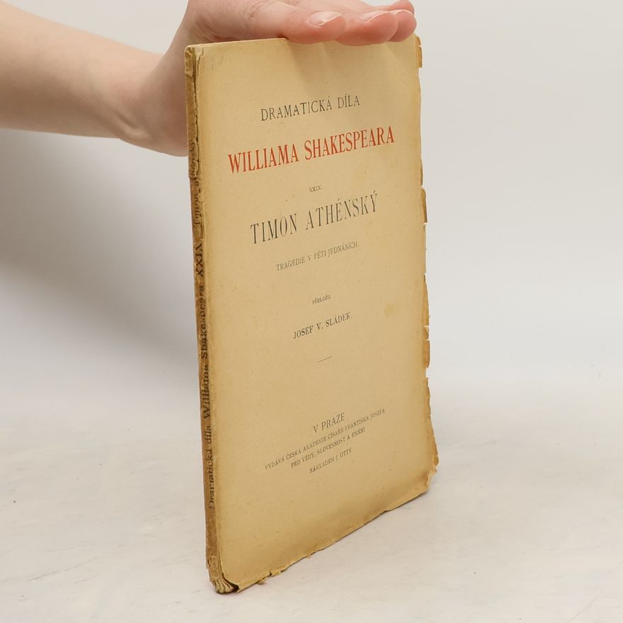 William Shakespeare Timon Athénský