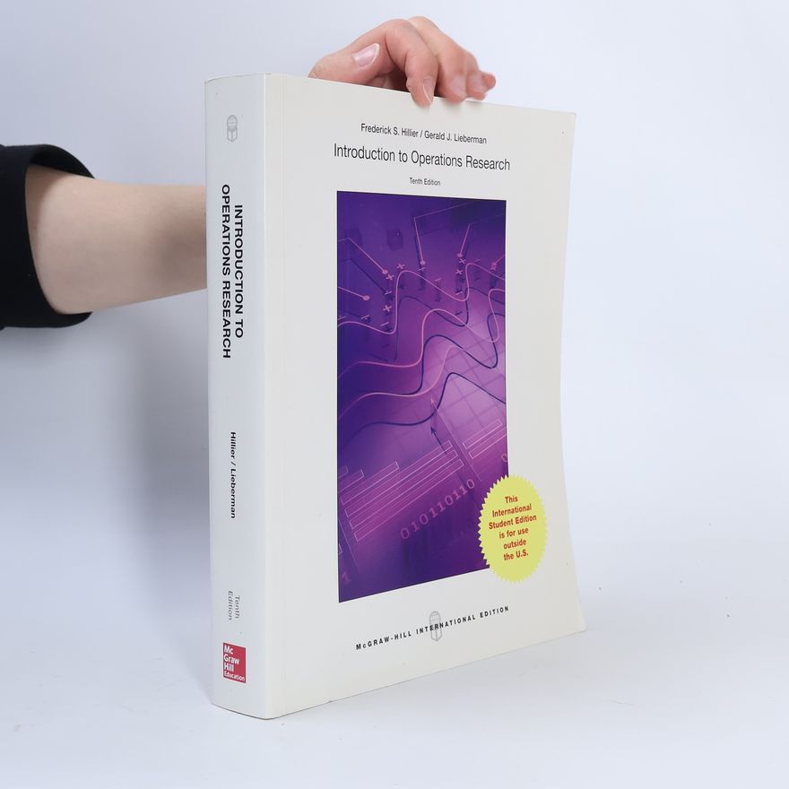 Gerald J. Lieberman Introduction to Operations Research