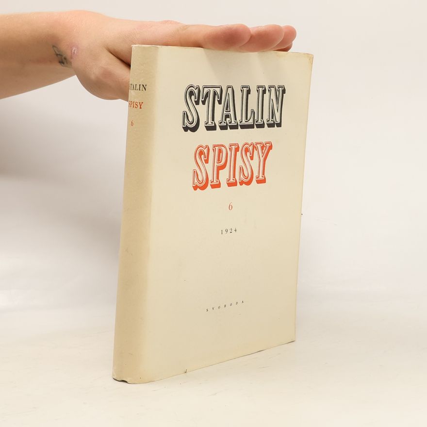 J. V. Stalin Spisy. Svazek 6