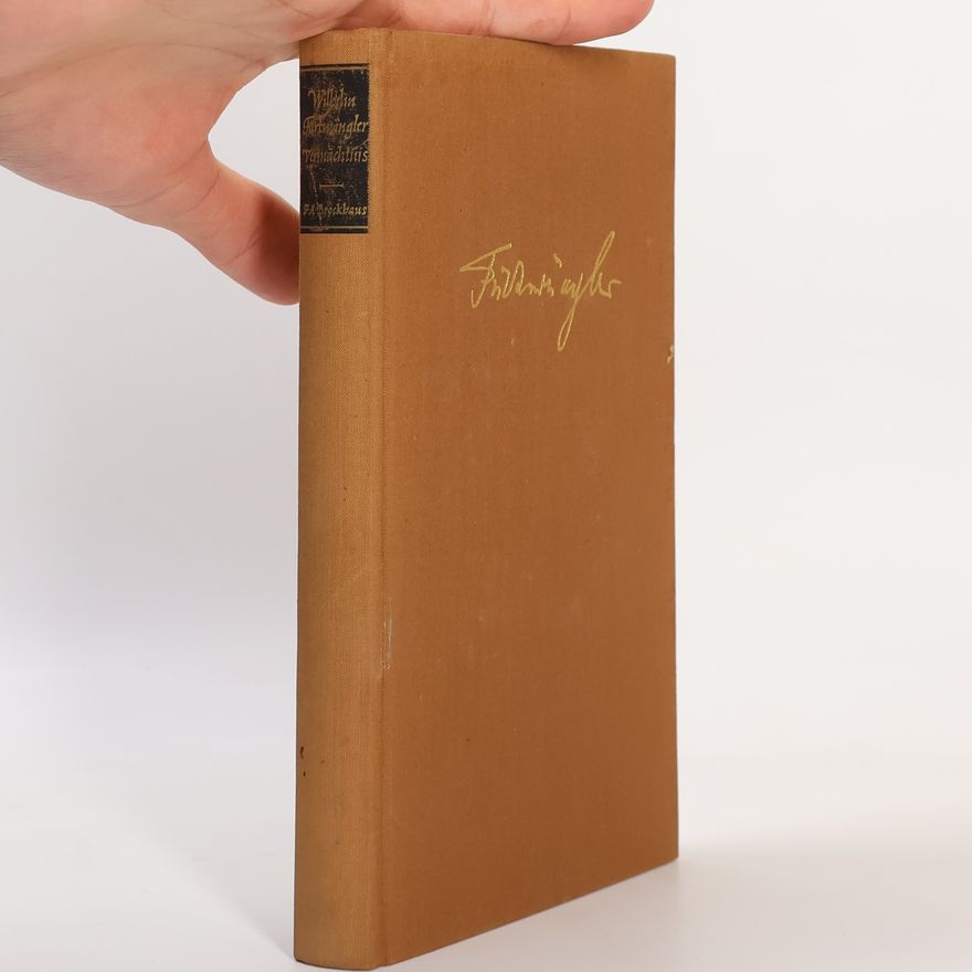 Wilhelm Furtwängler Vermächtnis Nachgelassene Schriften