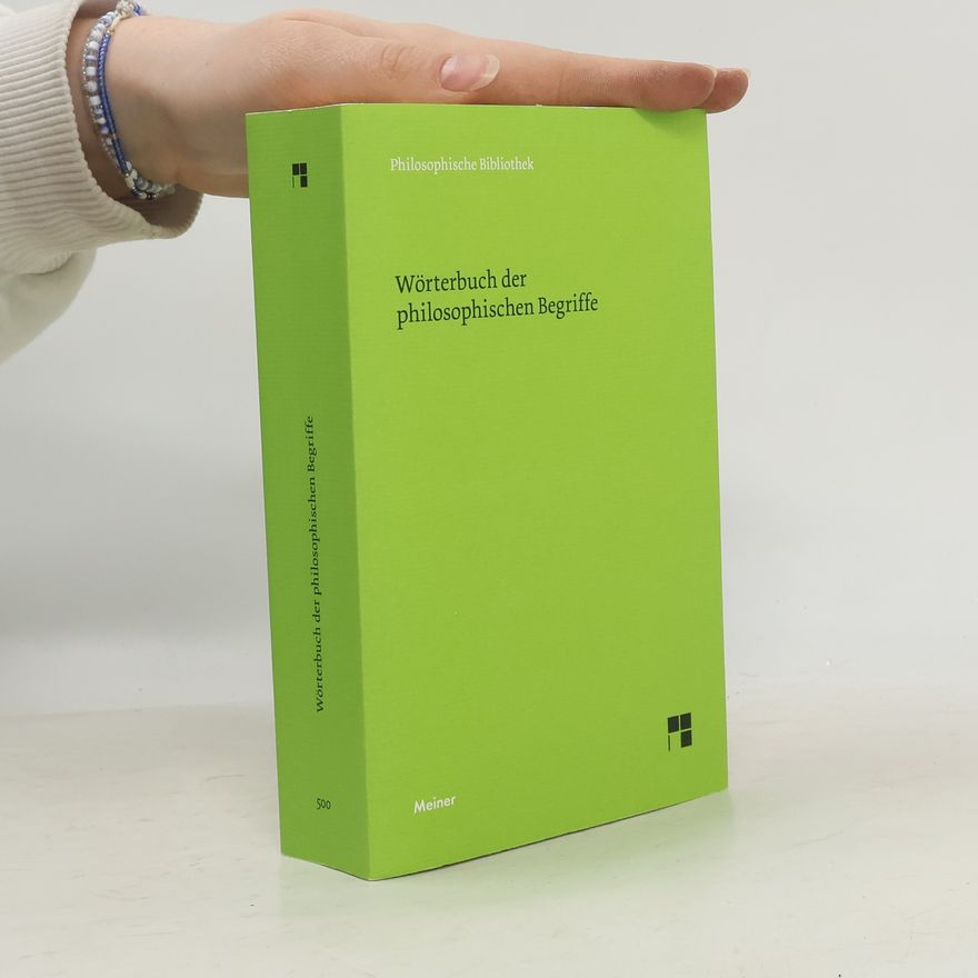 Arnim Regenbogen Philosophische Bibliothek: Wörterbuch der philosophischen Begriffe