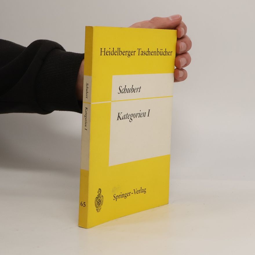 Horst Schubert Kategorien I