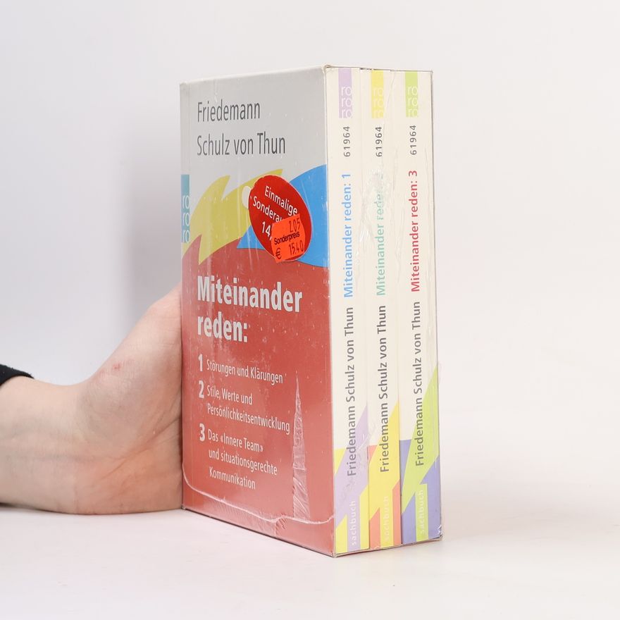 Friedemann Schulz von Thun Miteinander reden 1-3
