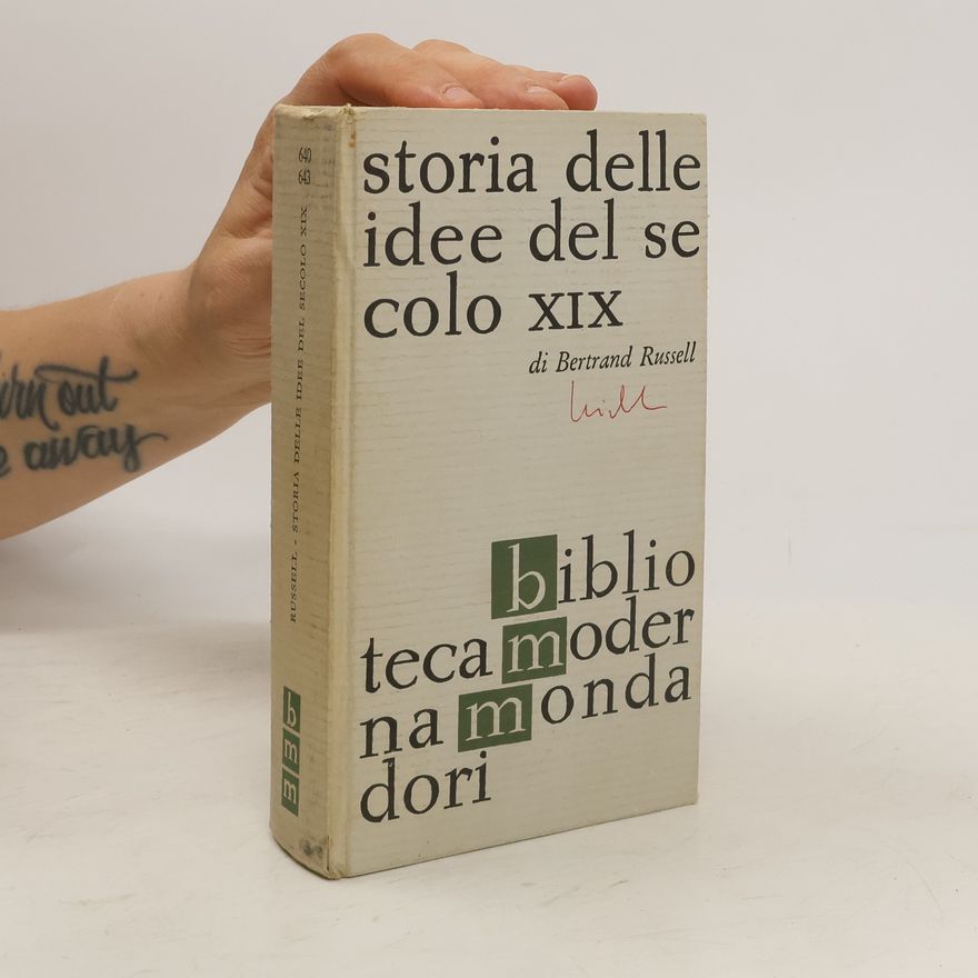 Bertrand Russell Storia delle idee del secolo XIX