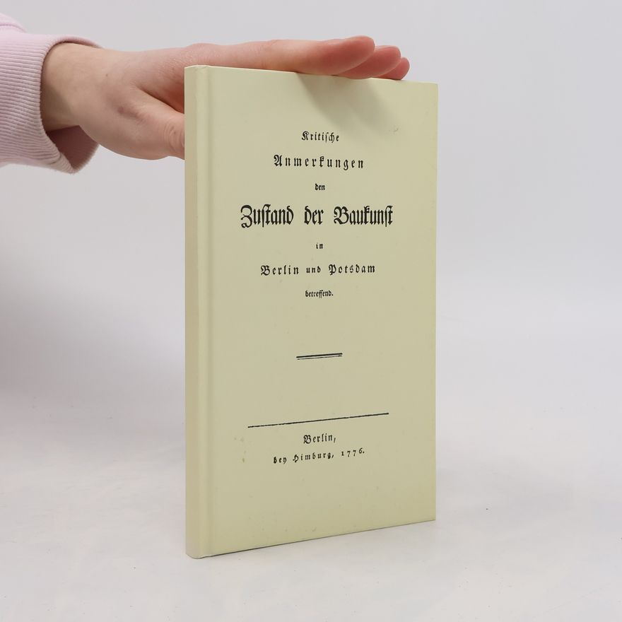 Autorenkollektiv Kritische Anmerkungen den Zustand der Baukunst
