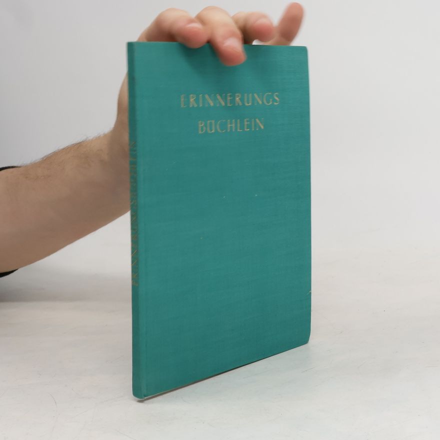 Various authors Erinnerungs Buchlein