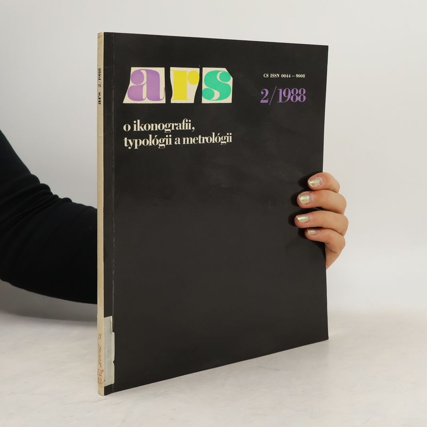 Autores varios O ikonografii, typológii a metrológii 2/1988