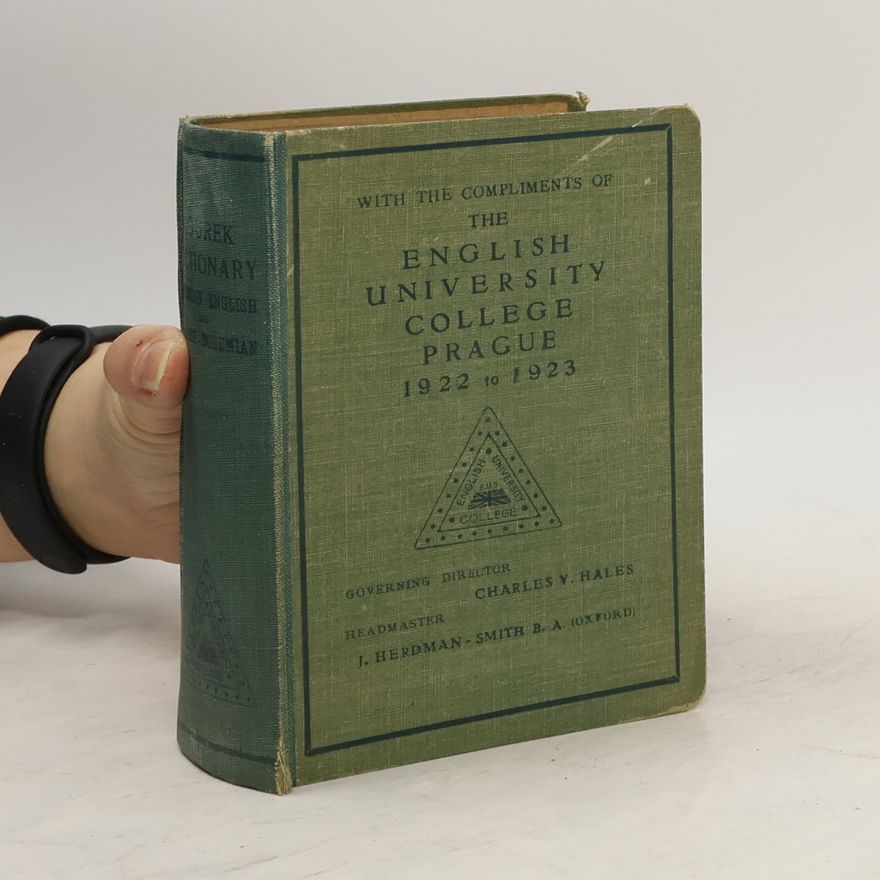 Kolektiv autorů English University College Prague 1922 to 1923