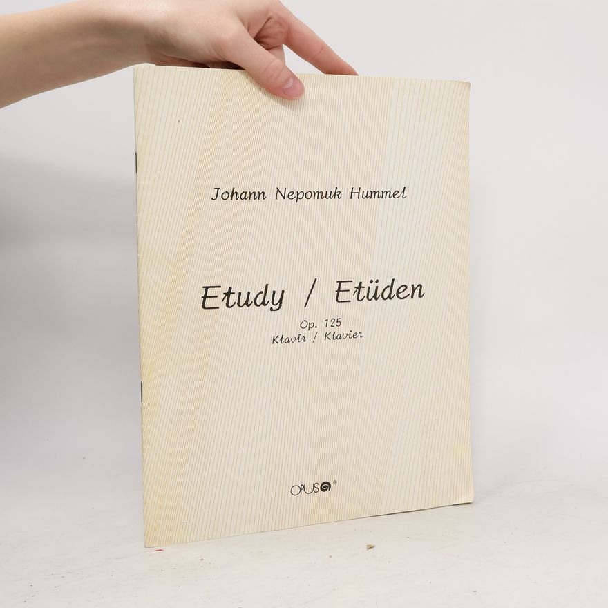 Johann Nepomuk Hummel Etudy. Op.125
