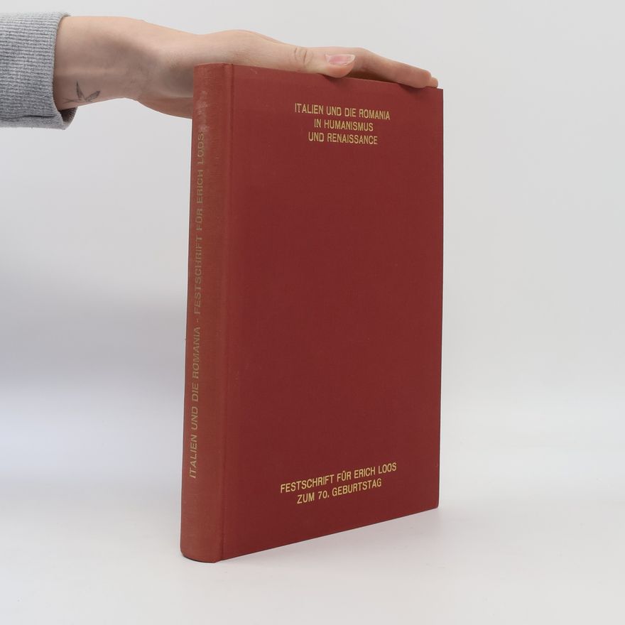 Klaus W. Hempfer Italien und die Romania in Humanismus und Renaissance