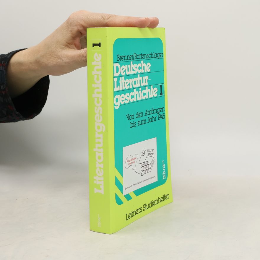 Wilhelm Bortenschlager Deutsche Literaturgeschichte 1