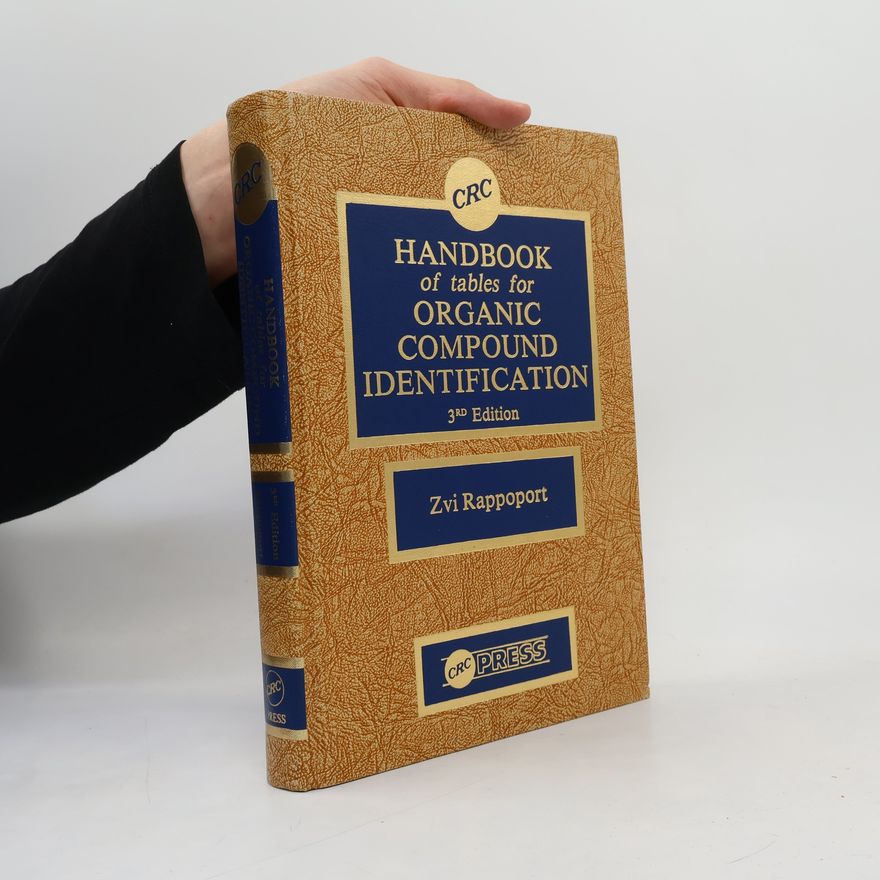 Zvi Rappoport Handbook Tables For Organic Compound Identification